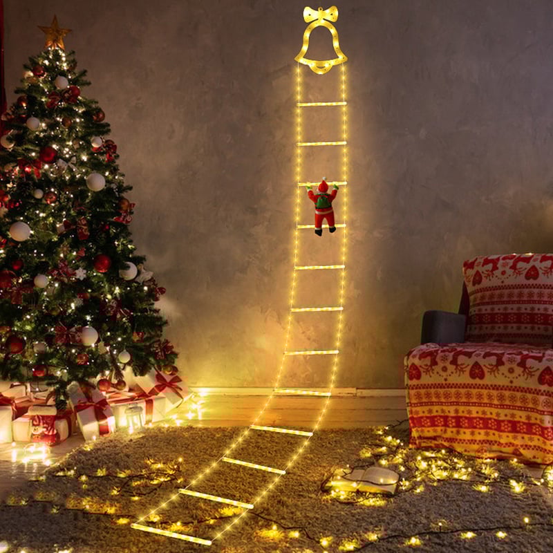 Escalier lumineux du Père Noël 2025